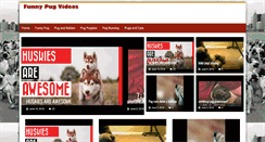 Desktop Screenshot of funnypugvideos.com