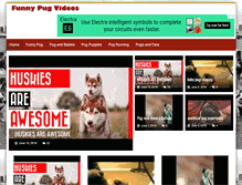 Tablet Screenshot of funnypugvideos.com